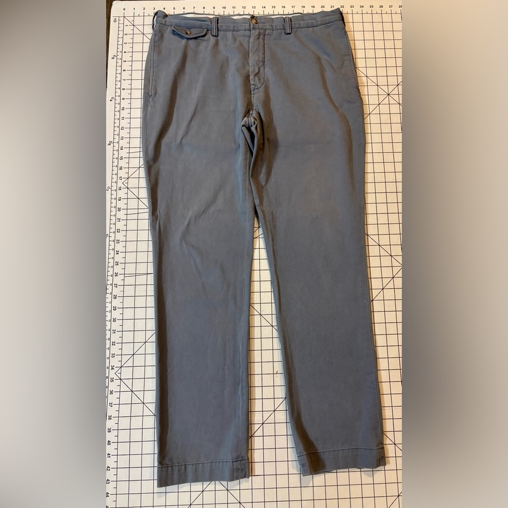 Polo Ralph Lauren Men’s 36/32 Blue Straight Fit Bedford Chino Pants‎